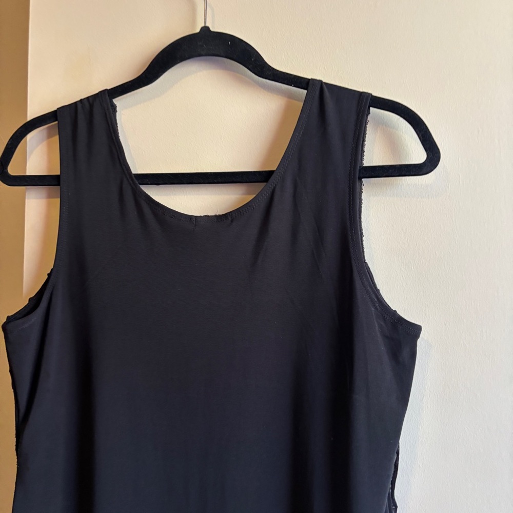 Cocomo Black Tank Top with Shimmer Accents - Picture 7 of 7